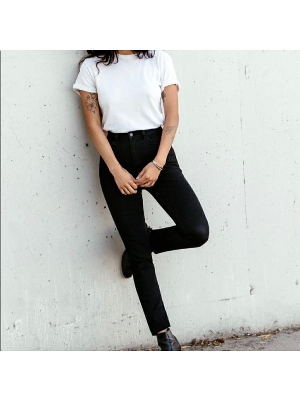Imogene + Willie Elizabeth High Rise Slim Black Jeans Size 25